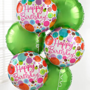 Birthday balloon bouquet
