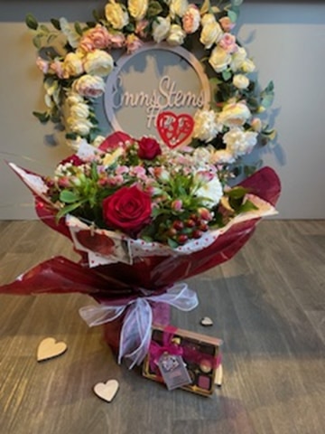 Luxury flowers-chocs