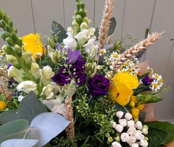 Spring fields hand tied