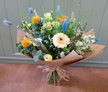 Autumn fields hand tied
