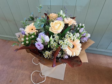 Autumn pastels hand tied