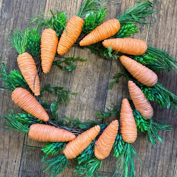 Carrot wreath