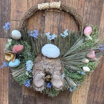 Easter wreath indoor use