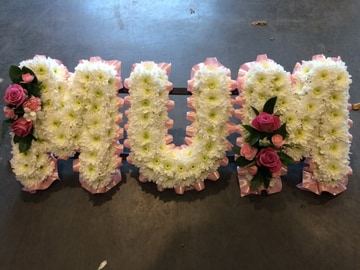 Mum tribute letters