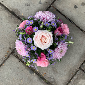 Pastel posy bowl