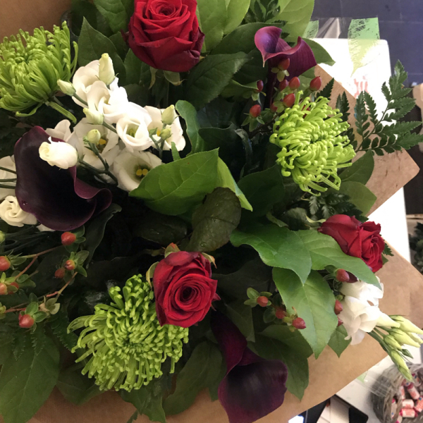 Ruby elegance bouquet
