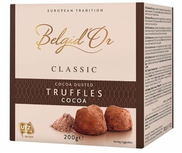 Cocoa dusted truffles