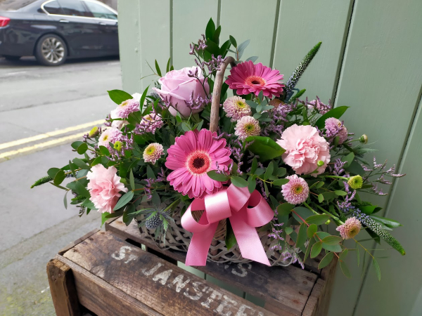 Pretty trug basket