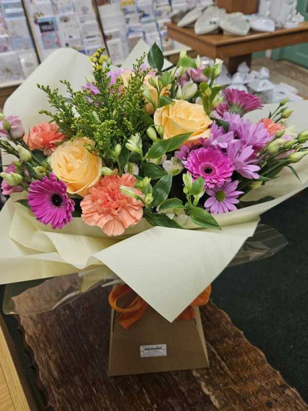 Peach blossom bouquet