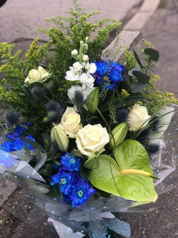 Sapphire skies bouquet