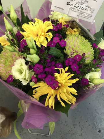 Carnival glow bouquet