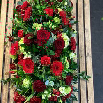 Red coffin spray