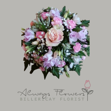 Pastel pink posy