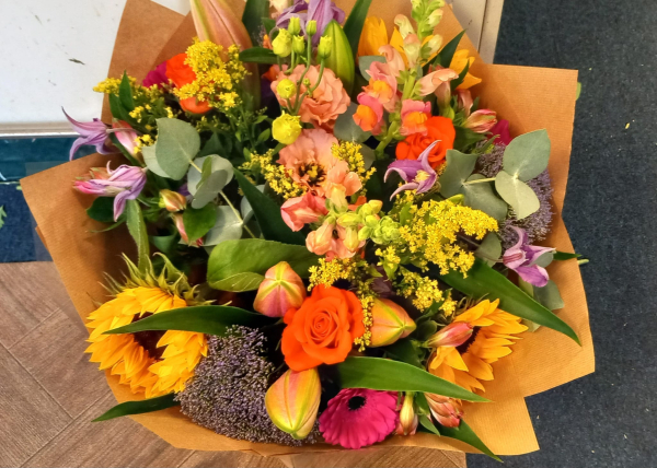 Boho sunset bouquet