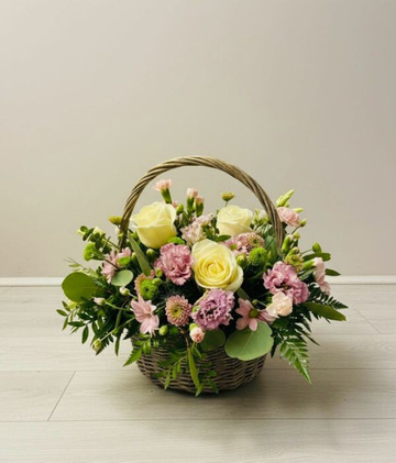 Spring blossom basket
