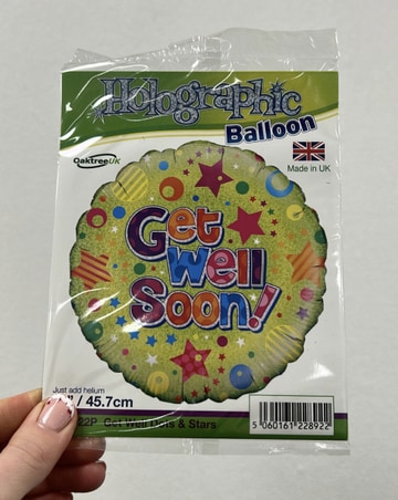 Get well soon balloon