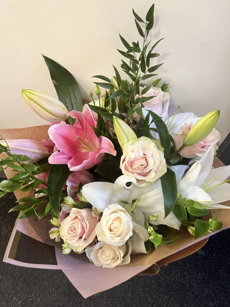Roses and lillies