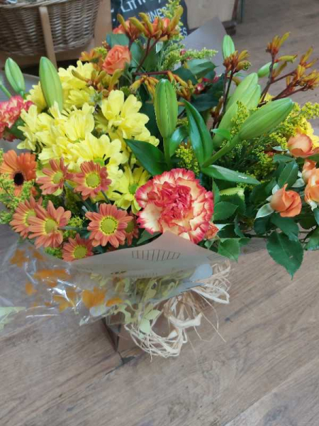 Amber skies bouquet