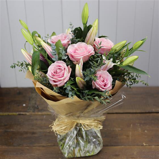 Pink handtied