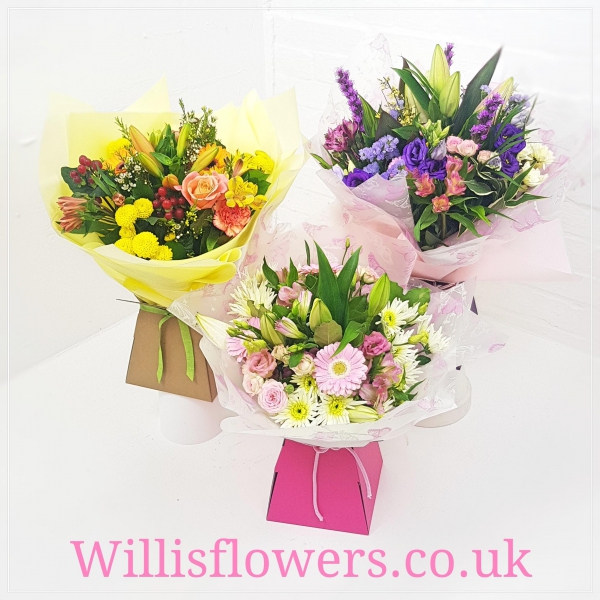 Florist choice hand tied