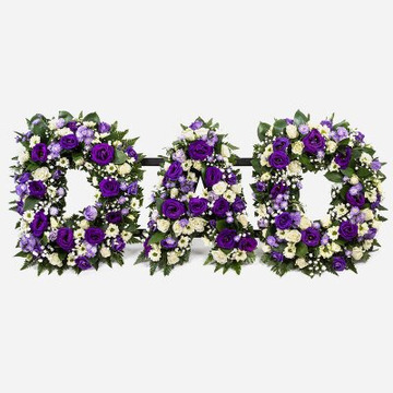 Purple letter tribute