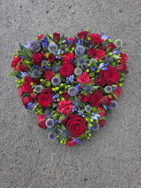 Crimson remembrance heart