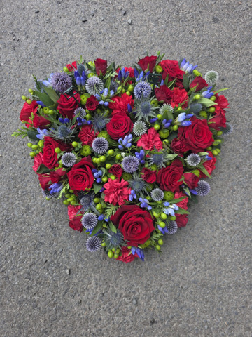 Crimson remembrance heart