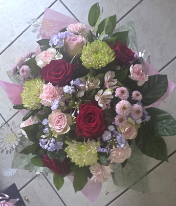 Sweet sentiments bouquet