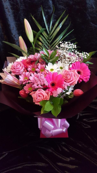 Pretty in pink bouquet