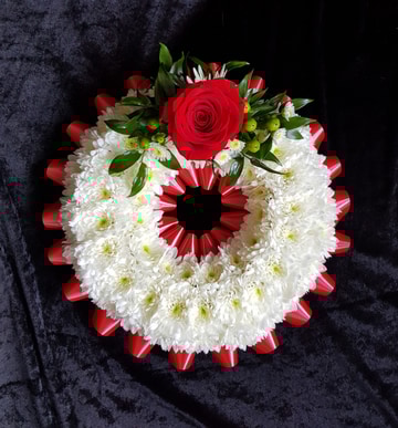 White based wreath