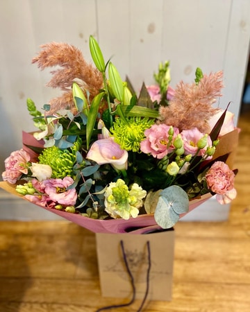 Pink boho bouquet