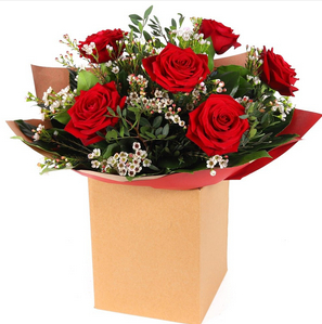 Six roses of romance