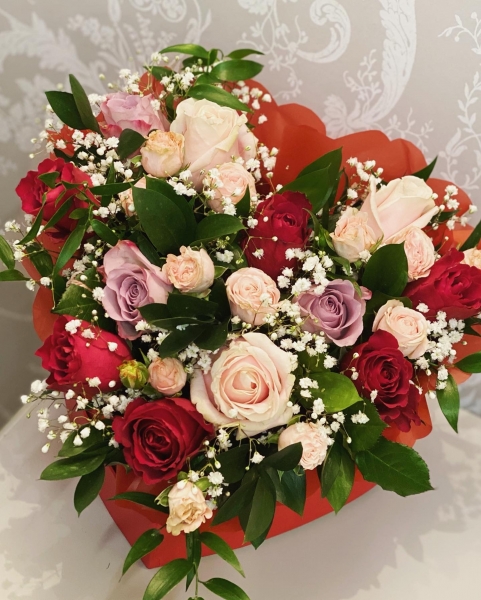 Heart of roses