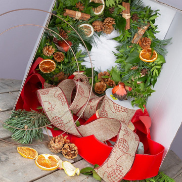 Fresh seasonal wreath