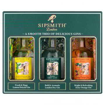 Sipsmith gin trio