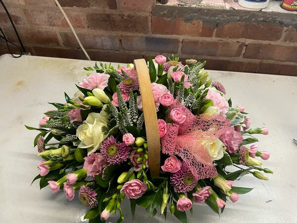 Pink basket