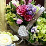 Trug basket arrangement