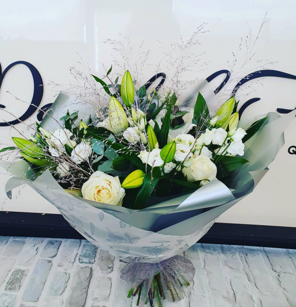 White and green bouquet