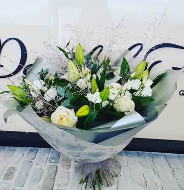 White and green bouquet