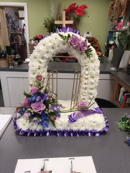 Lavender garden gates