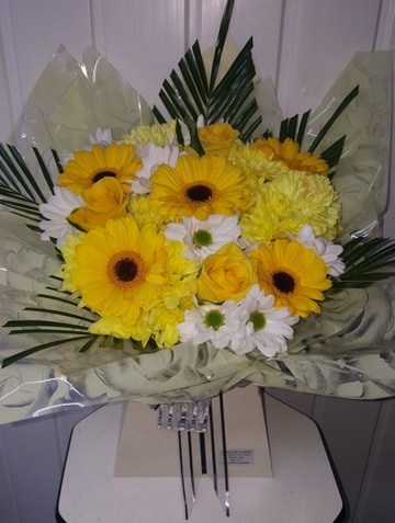 Loved in yellow white
