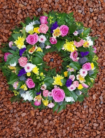 Vibrant wreath