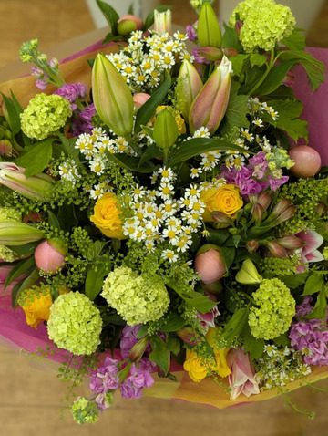 Sunshine garden bouquet