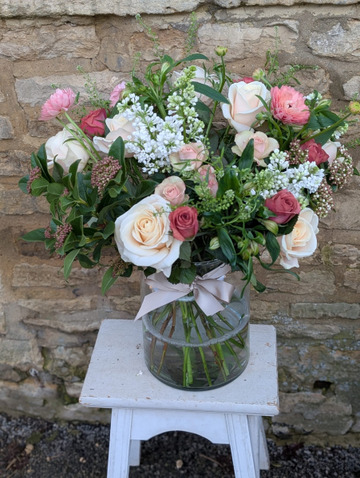 Classic rose vase
