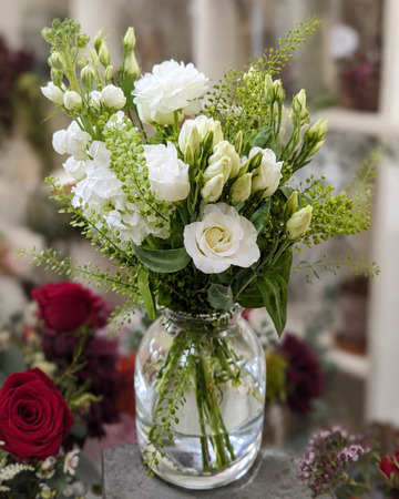 Timeless white vase