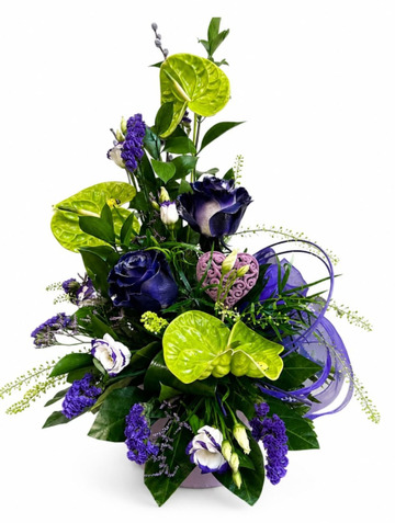 Zesty lime-purple