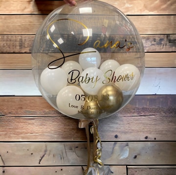 Printed bubble ballon