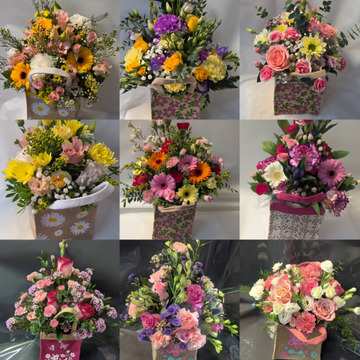 The pretty floral bag