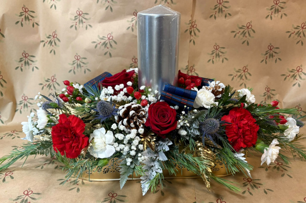 Silver christmas sparkle