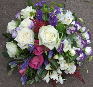 Arranged modern posy
